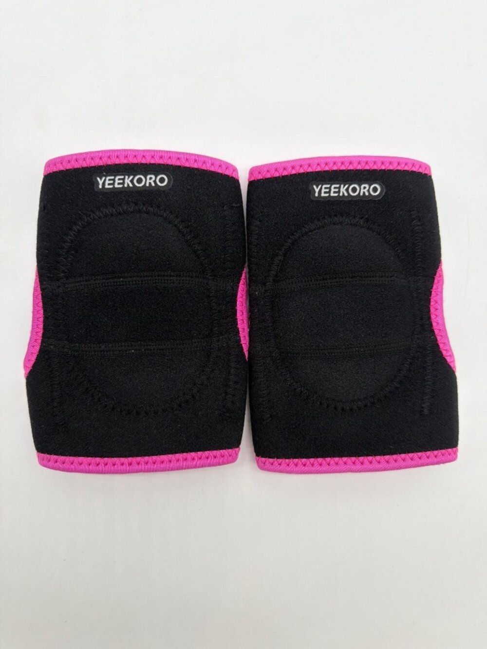 Adjustable Breathable Elbow Pads For Impact Protection - Pink Trim